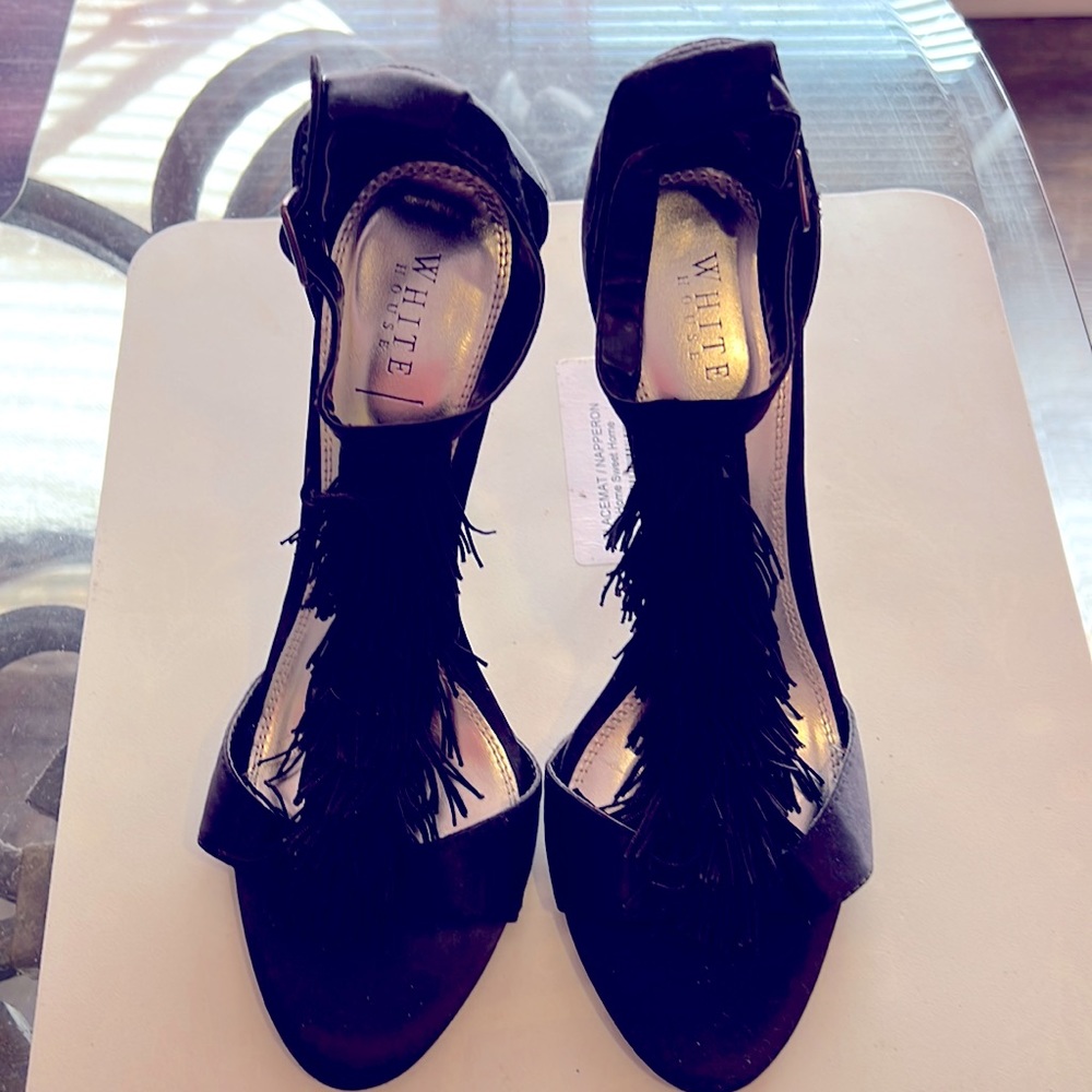 White House Black Market high heel sandals